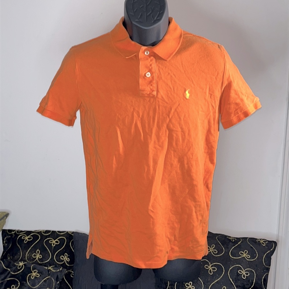 Orange Ralph Lauren Polo Shirt